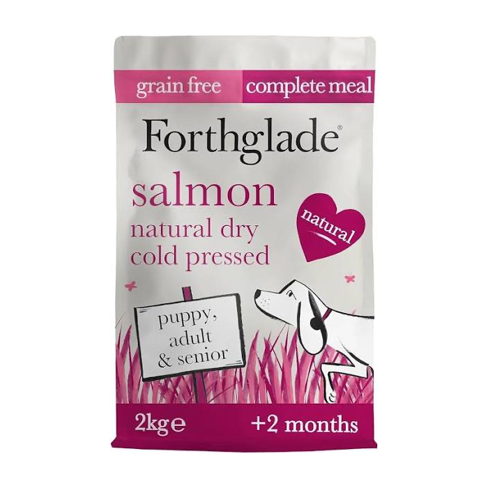 Forthglade - Salmon Natural Dry Cold Pressed Grain Free Dog Food 2KG image 0