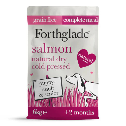 Forthglade - Salmon Natural Dry Cold Pressed Grain Free Dog Food 6KG image 0