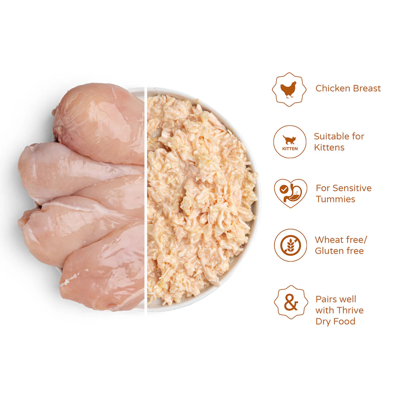 Thrive - 【Kitten】Chicken Breast Complete Wet Cat Food image 1