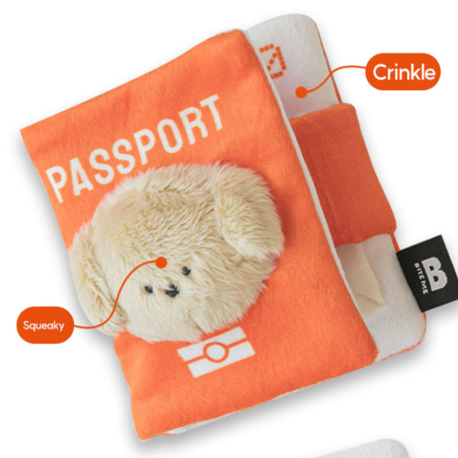 [BiteMe x Jeju air] Pet passport & ticket nosework toy set image 6