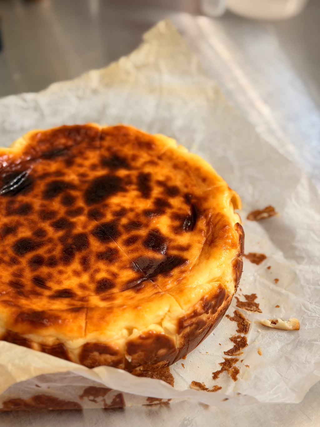 Basque Lava Cheesecake (8")
