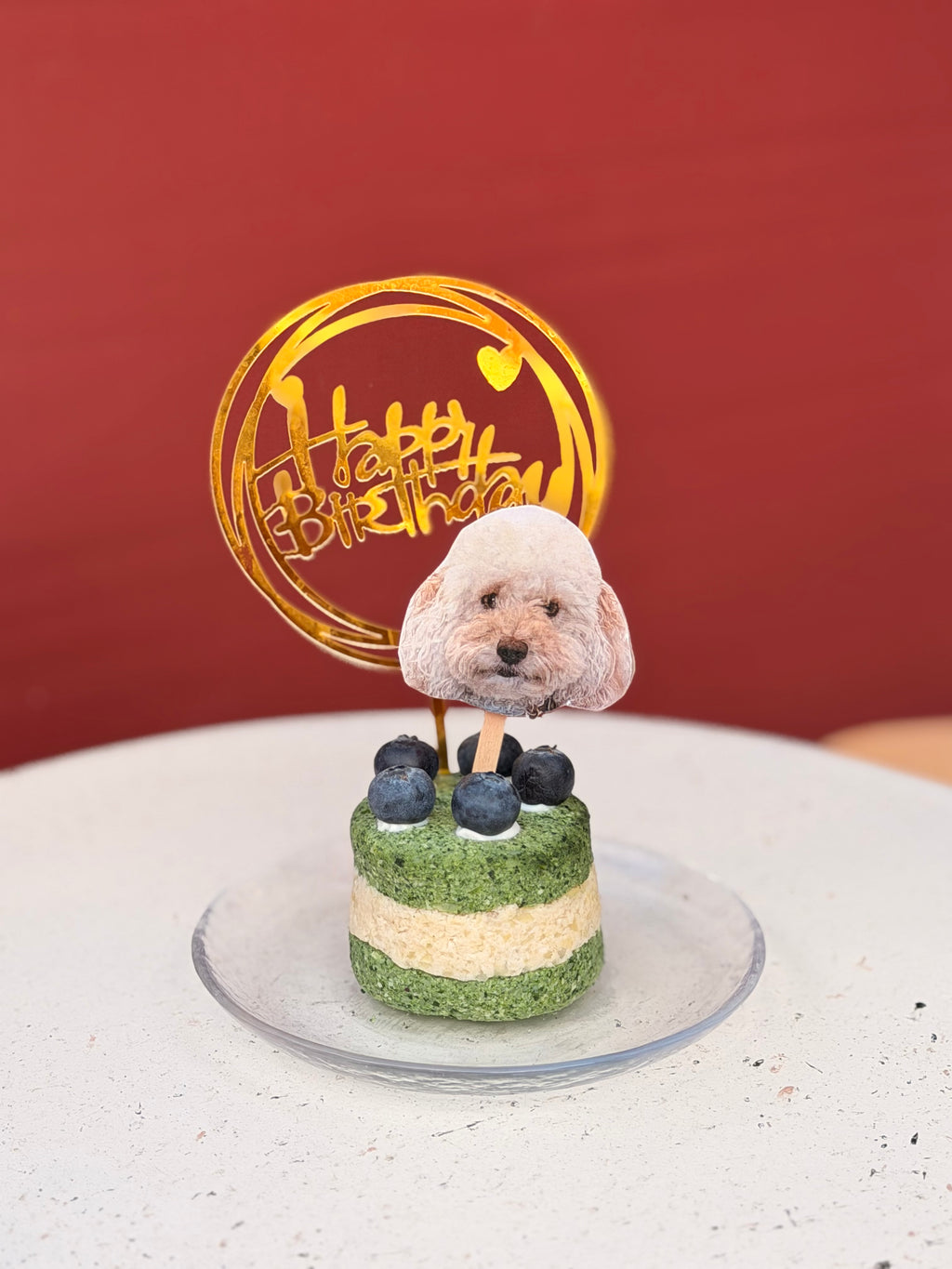 Signature Layer Dog Birthday Cake