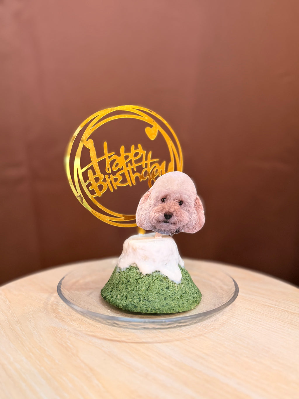 Mountain Fuji Birthday Cake for Dogs