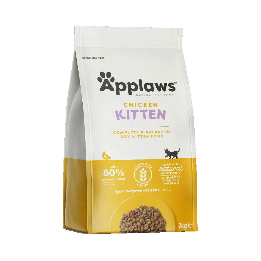 Applaws - Complete & Balanced Grain Free Dry Kitten Food Chicken 2kg image 0