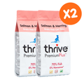 【2-Pack】Thrive - PremiumPlus Salmon and Herring Complete Dry Cat Food 1.5kg image 0