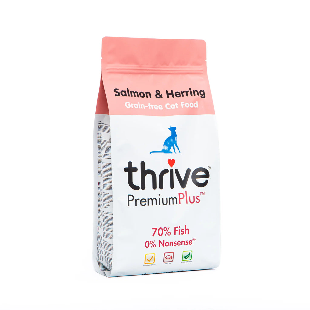 Thrive - PremiumPlus Salmon and Herring Complete Dry Cat Food 1.5kg image 0